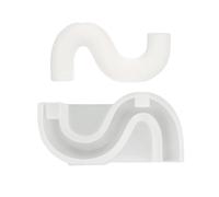 Creative Silicone Forms - Molde elegante de forma arqueada, herramientas de manualidades de fácil liberación para manualidades