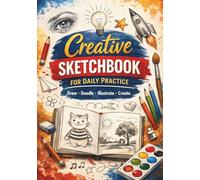 Creative Sketchbook for Daily Practice: Drawing Journal for Artists, Kids & Beginners | Doodle, Sketch, Illustration Workbook for Creativity & Art Improvement