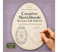 Creative Sketchbook: Recreate Folk Patterns Visual Memory & Drawing Practice (Ukrainian Cultural Wellness Collection)