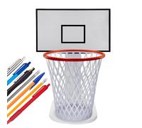 Creative Slam Dunk Basura Can Kids Bedroom - Bounge De Baloncesto Bin | DECORACIÓN DE COLOR DE SUCESAMIENTOS AMUS Slam Dunk Contenedor De Residuos Para El Espacio De Oficina De Cocina, Esquinas De