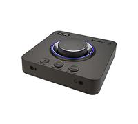 Creative Sound Blaster X4 Hi-Res 24bit/192kHz DAC USB Externo y Tarjeta de Sonido Amp, Multicanal, Sonido Surround Discreto 7.1, Entrada de Cascos para PC, Mac