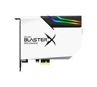 CREATIVE Sound BlasterX Ae-5 Plus Pure Edition SABRE32 Ultra-Class 32-bit/384kHz PCI-e Gaming Sound Card y DAC con Dolby Digital y DTS, Auriculares discretos Xamp Bi-amp, 122dB SNR, Tiras LED RGB