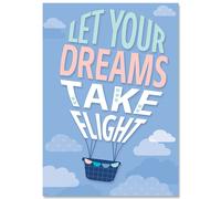 Creative Teaching Press Let Your Dreams Take Flight Calm & Cool Inspire U Poster CTP 8713