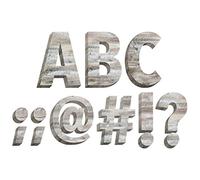 Creative Teaching Press Letras de diseño rústico de madera de 15,24 cm (8162)