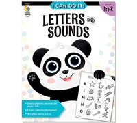 Creative Teaching Press Libro de trabajo de actividades preescolares con letras y sonidos de I Can Do It!, 8721