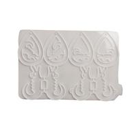 Creative Teardrop Designs - Moldes de silicona resistentes de tamaño multiusos para proyectos resistentes a altas temperaturas