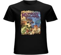 Creative The Secret of Monkey Island Men's T Shirt tee Black L
