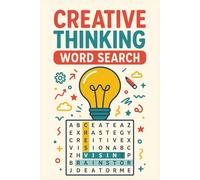 Creative Thinking Word Search: Word Search Puzzles with Easy-to-Read Print to Spark Ideas, Improve Focus, and Boost Brainpower | 6x9 Inches, 110 Pages ... for Adults and Teens (AlenHarGG Books)