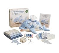 Creative Tissue Box Sea Animal Sewing Kit, Quilted Sea Animal Tissue Box DIY Kit | For Women Beginners Bathroom Office Home Bedroom Desk Vanity Living Room