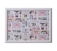 Creative Tops Bandeja para el regazo con estampado retro y cojín, cojín tipo puf, escritorio portátil para el regazo, bandeja para ordenador portátil de 44 cm x 34 cm x 6 cm