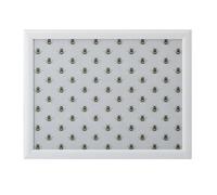 Creative Tops Bee Print Bandeja con Cojín, Cojín Bean Bag, Escritorio Portátil, Bandeja para Laptop, 44 cm x 34 cm x 6 cm