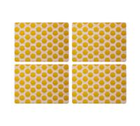 Creative tops spot print juego de 4 manteles individuales grandes de p