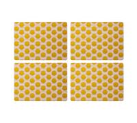 Creative Tops Spot Print Juego de 4 manteles Individuales Grandes de Primera Calidad, Resistentes al Calor, Antideslizantes, Resistentes a Las Manchas, con Reverso de Corcho, fáciles de Limpiar