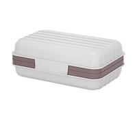 Creative Travel - Caja de jabón Hecha a Mano Impermeable y a Prueba de Fugas con Caja de jabón portátil sellada para el hogar al Aire Libre (Gris Ceniza)