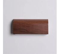 Creative Wall Light Nordic Style Living Room Bedside Wall Lamp Indoor Wall Corridor Aisle Walnut Wood Color Fixture Battery Wall Lights Strip E27 Base Wall Mounte
