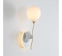 Creative Wall Lights Balloon Wall Lamp Bear Glass Lamp Shade Wall Resin Vanity Light Oval for Living Room Wall Lantern(C)(B)