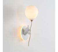 Creative Wall Lights Balloon Wall Lamp Bear Glass Lamp Shade Wall Resin Vanity Light Oval for Living Room Wall Lantern(C)(A)