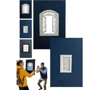 Creative Window Props, Window New Frame Travel Photo Prop, Photography Creative Photos Prop for Travel Photography Accessory, Portable Outdoor Picture Framing for Landscape Vacation Shooting(A+C)