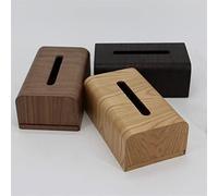 Creative Wooden Premium Minimalist Design Desktop Elegant Napkin Holder(Brown)