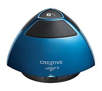 Creative Woof 2 - Altavoz portátil con Bluetooth, color azul