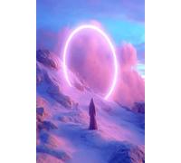 Creative Writing Journal - Retro Style Design: A lined notebook with a Vaporwave ,cover design and 2026 yearly calendar inside