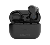 CREATIVE Zen Air Pro (Negro) Auriculares True Wireless Ligeros e Impermeables con Cancelación Activa de Ruido, Modo Ambiente, LE Audio, Bluetooth 5.3, IPX5, hasta 33 Horas de Duración de la Batería
