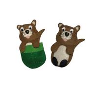 creativecraftingworld Knitty Critters - Bedtime Buddies - Ollie Otter | Kit de manualidades de ganchillo apto para principiantes con hilo reciclado