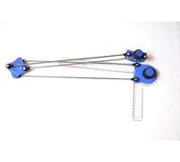 CREATIVEERA Engineering Mini Drafter para dibujar, ideal para técnico, herramienta de ingeniería con cubierta protectora, color azul