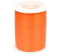 Creativery Cinta de regalo, 10 mm x 250 m, resistente al agua, 30 colores en 5/10/19/31/50 mm, cinta decorativa de plástico, cinta decorativa para manualidades de lazos y globos, color naranja