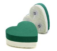 Creativery Mojado de espuma con forma de corazón, 10 x 10 x 4 cm, con ventosas, 1 unidad, para floristas profesionales y aficionados a los aficionados - Esponja de flores - Material de flores