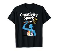 Creatividad Chispa Inspiración Pintor Humor Artista Vida Artis Camiseta
