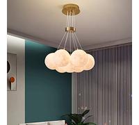Creatividad moderna Lámpara de techo impresa en 3D Pantalla de PLA Luz de noche de techo Universo Planeta Luna Creatividad Linterna Comedor Bar Luces colgantes Hogar Dormitorio infantil Lámpara LED,