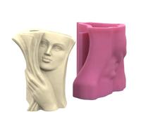 Creatividad única con libro de cara de silicona resistente, herramienta imprescindible para entusiastas del arte de resina, diseños artísticos, flexibilidad