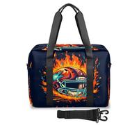 Creativity - Bolsa de viaje para casco de fútbol americano para mujeres, hombres, niñas, niños, bolsa de fin de semana, bolsa de viaje de 32 L, bolsa grande para viajes, deportes, gimnasio, color,