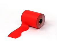 Creativity Inspired Póster festoneado de papel para cartel/tablón de anuncios, color rojo, 1 rollo, 100 mm x 5 m, ideal para aulas, escuelas, oficinas, tableros de exhibición y tablones de anuncios