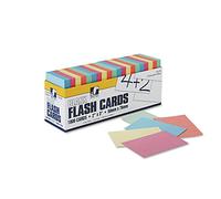 Creativity Inspired Tarjetas flash en blanco, paquete de 1000, 2 x 3 pulgadas, 5 colores surtidos, herramientas de aprendizaje, tarjetas de revisión, enseñanza, ideal para escuelas, tareas y escuela en casa
