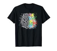 Creativo Cerebro Arte Ciencia Matemáticas Camiseta