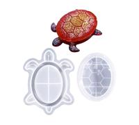 Creativo molde de elastómero de criatura marina para organizador artesanal de colofonia y propietario de llamas, molde de silicona, diseño de tortuga, crustáceos, resina, fundición, manualidades