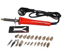 Creativo Soldador Set 220V 30W | 21 Puntas de Soldadura | Combustión Creativo de Madera