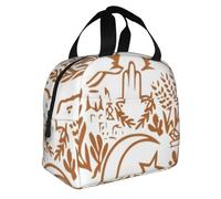 Creativo Unisex Algeria Emblema Nacional Bolsa Almuerzo Térmica Lonchera Portátil Contenedor Térmico Para Escuela Viaje Picnic