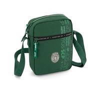 Creativolution - Bolso de hombro oficial Sporting CP de poliéster verde con correa ajustable, 16 x 21 x 6 cm, verde, Talla única