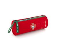Creativolution - Estuche redondo oficial de la Federación Portuguesa de Fútbol Rojo con asa, 21 x 8 cm, rojo, talla única, Casual