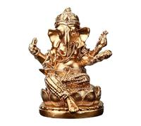 CreatoHundreds Estatua del Señor, Escultura Religiosa de Buda, Coleccionable, Arte, Artesanía, Figura de, Adorno para Estante, Dormitorio, Soporte de, Oro 4.7 X 4.2 X 6 Cm, Individual