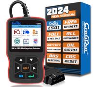 Creator C501 Herramienta de Diagnóstico OBD2 para BMW & Mini Cooper, Soporta Testigo Motor, EPB, ABS, SRS, DPF y Registro de Batería, Escáner de Sistema Completo [Actualización 2022 de C110+ C310+]