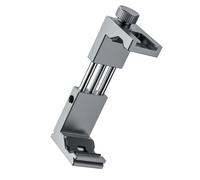 Creator - Soporte de abrazadera de teléfono para configuraciones de filmación, soporte de metal atornillado para trípode, agarre y uso en escritorio, abrazadera de soporte para teléfono inteligente