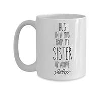 Creator's Cove Coffee is a hug in a mug cup for loss of sister remembrance, Sorry for your lost brother condolence duelo