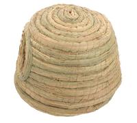 CreatsGoss Nido de conejo, casa de conejo, hierba, conejillo de indias, hámster, juguetes para mascotas, casa de hierba de conejo, cama tejida, suministros para mascotas