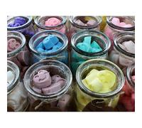 Creatulote Ceras de Soja para Quemador - Varios Aromas a escoger - 16 unidades presentados en tarro - aromaterapia (Banana, 16 unidades)