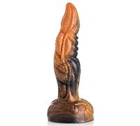 Creature Cocks - Consolador de silicona de tentáculo ondulado Ravager - Longitud insertable: 6.5 pulgadas