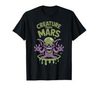 Creature from Mars Funny Alien Cartoon Design para niños Camiseta